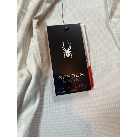 Spyder Men's Long Sleeve T-Shirt Rash Guard Sun Protection Swim Boating Tee XL - Picture 6 of 7